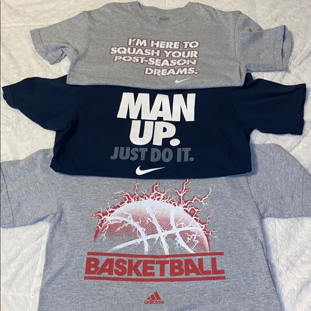 Bundle - 2 Nike & 1 Addidas T-Shirts